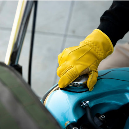 Biltwell ビルトウェル レザーグローブ "Work Gloves 2.0"【ゴールド】