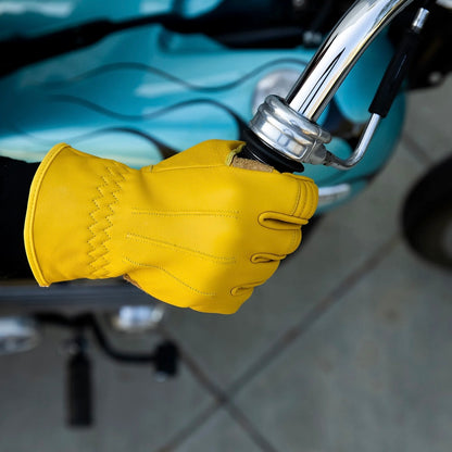 Biltwell ビルトウェル レザーグローブ "Work Gloves 2.0"【ゴールド】