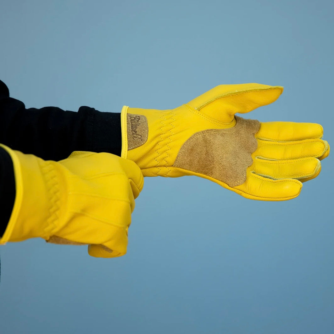 Biltwell ビルトウェル レザーグローブ "Work Gloves 2.0"【ゴールド】