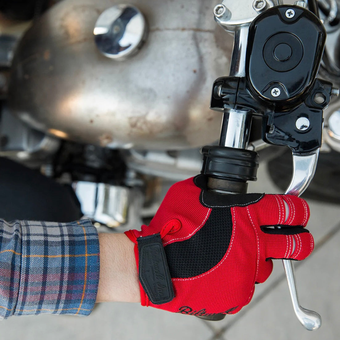BIltwell ビルトウェル テキスタイルグローブ "Moto Gloves" 【レッド】