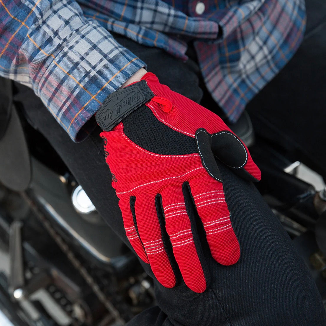 BIltwell ビルトウェル テキスタイルグローブ "Moto Gloves" 【レッド】