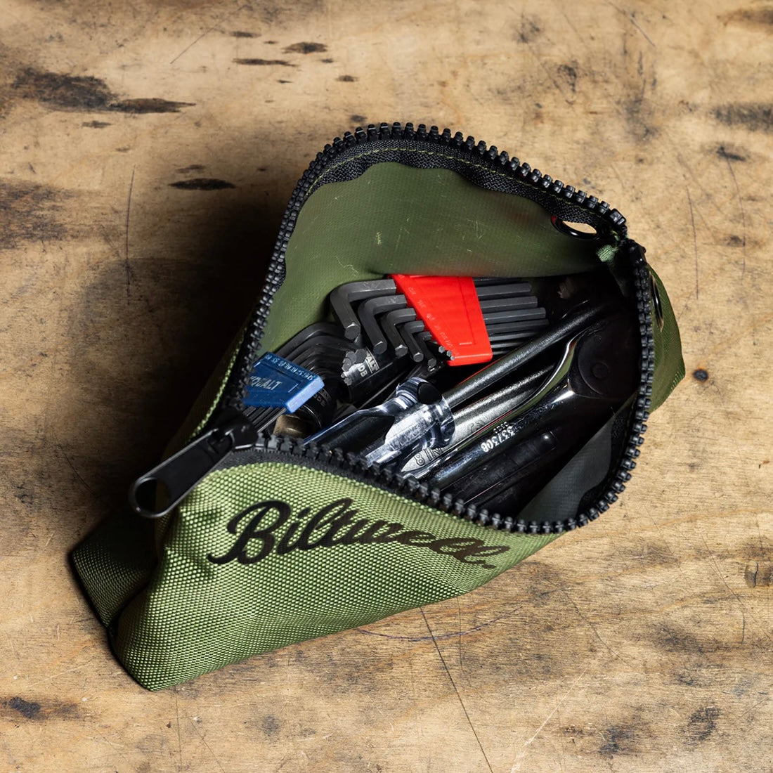 Biltwell ビルトウェル ポーチ "Stash Pouch - OD Green"