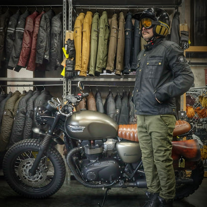 防寒最強 ワックスコットンジャケット "Barton II Waxed Cotton Jacket" 【ブラック】