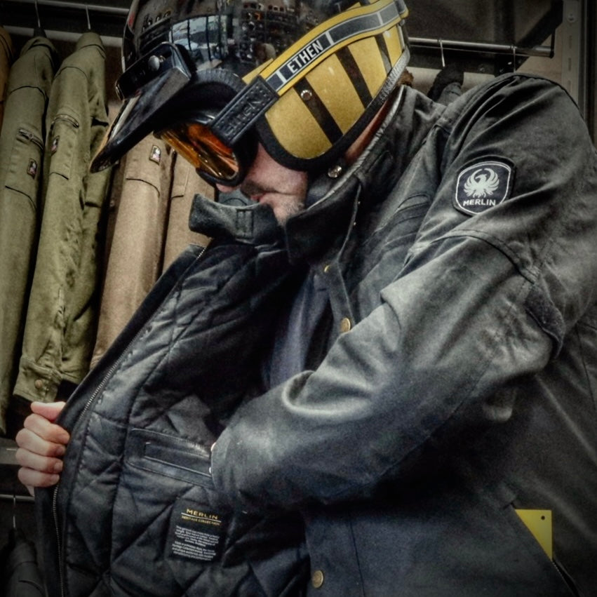 防寒最強 ワックスコットンジャケット "Barton II Waxed Cotton Jacket" 【ブラック】