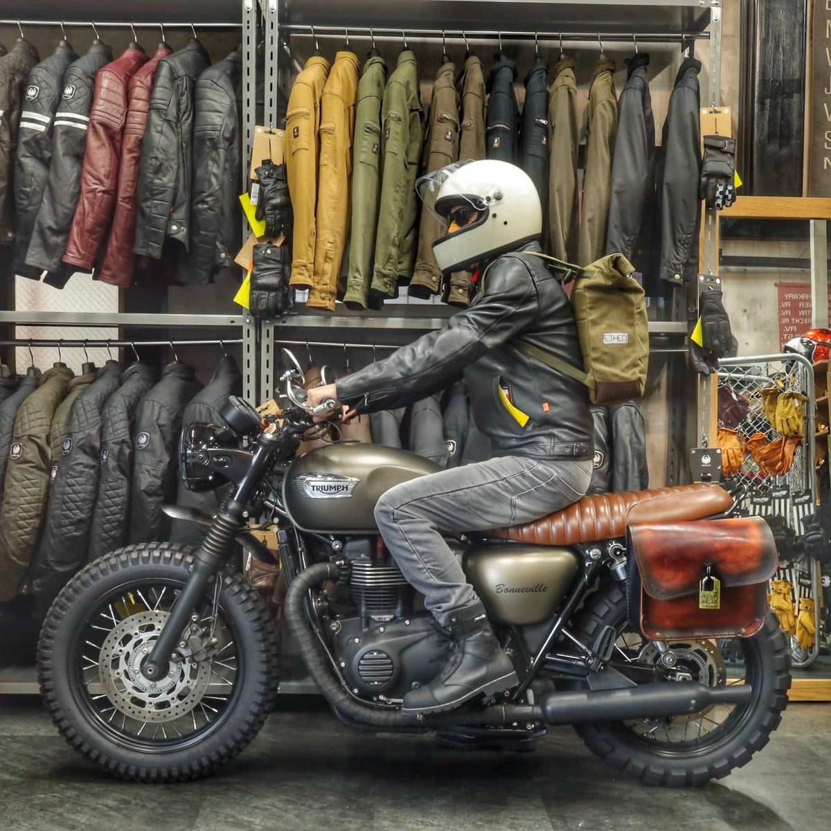 レザージャケット "Kingsbury D3O AAA Leather Jacket" 【ブラック】