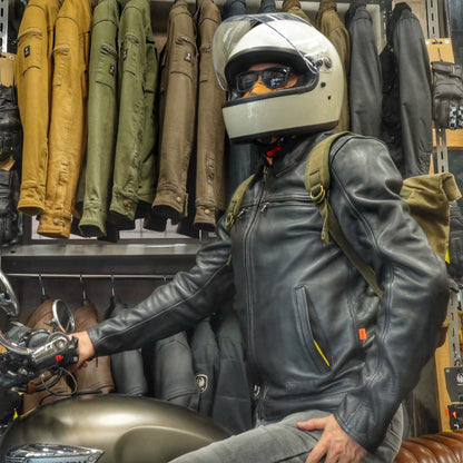 レザージャケット "Kingsbury D3O AAA Leather Jacket" 【ブラック】