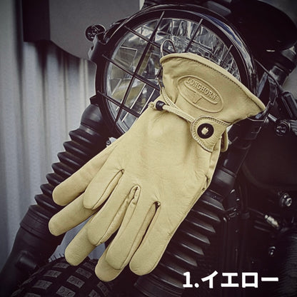LONGHORN ロングホーン "Rodeo Gloves" 秋冬向けレザーグローブ 3色展開