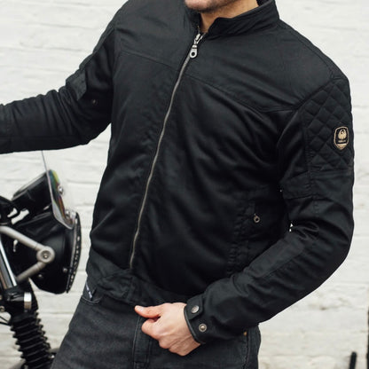 MERLIN （マーリン） ワックスコットンメッシュジャケット "WALTHAM D3O COTEC AIR JACKET" 【ブラック】