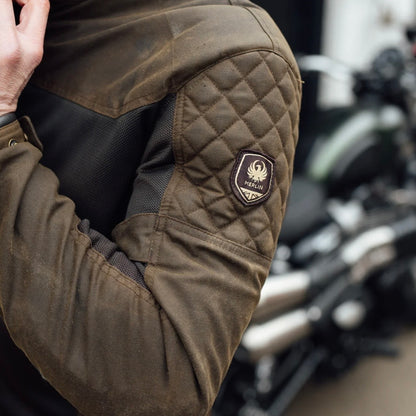 MERLIN （マーリン） ワックスコットンメッシュジャケット "WALTHAM D3O COTEC AIR JACKET" 【オリーブ】