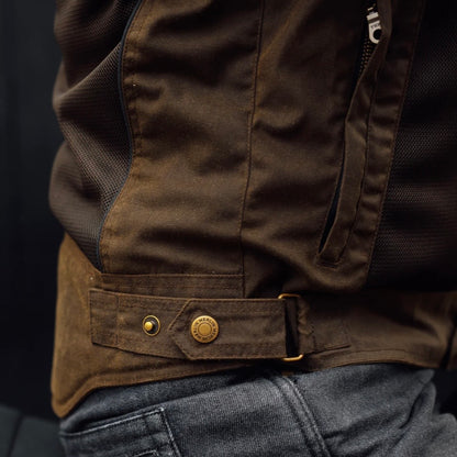 MERLIN （マーリン） ワックスコットンメッシュジャケット "WALTHAM D3O COTEC AIR JACKET" 【オリーブ】