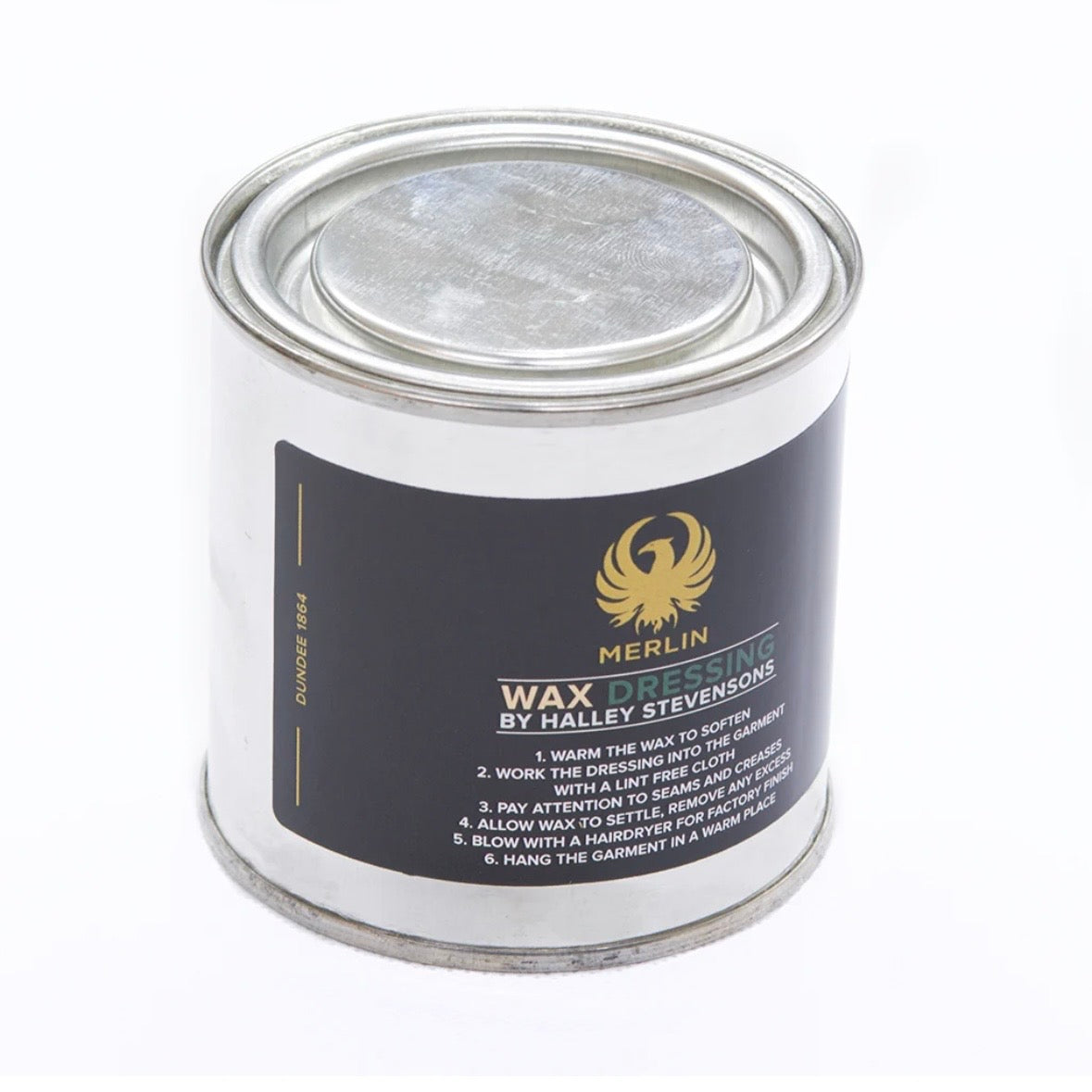 MERLIN（マーリン）メンテナンス オイル缶　"LARGE WAX TIN" 【MERLIN製品のワックスコットン専用】