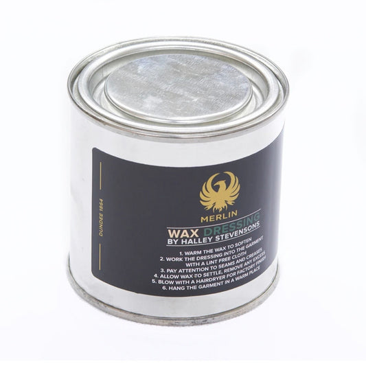 MERLIN（マーリン）メンテナンス オイル缶　"LARGE WAX TIN" 【MERLIN製品のワックスコットン専用】