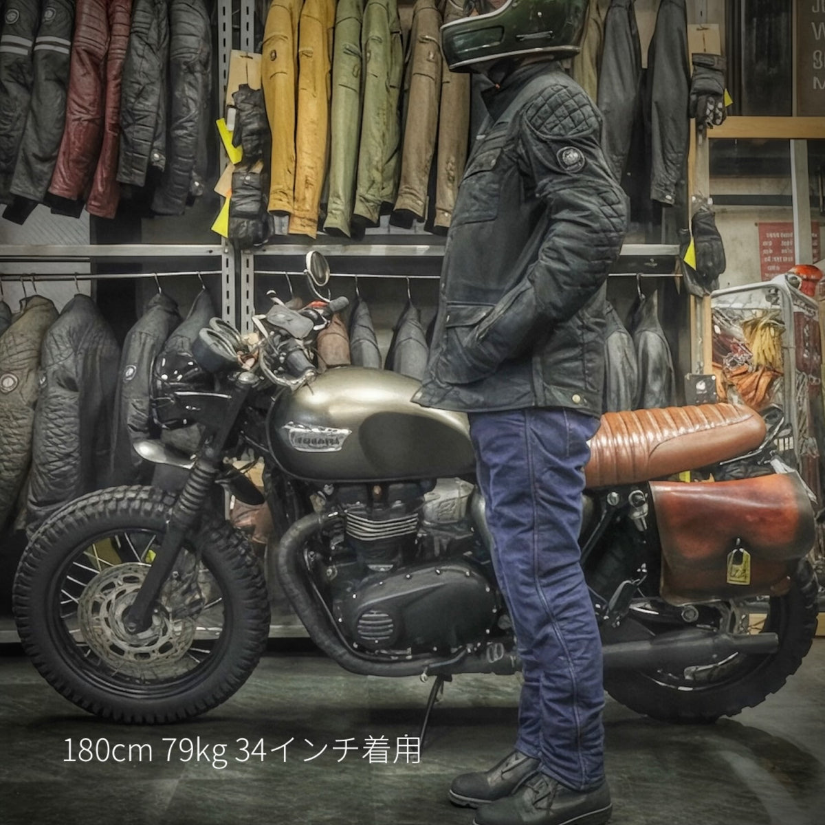 防水ライディングデニムパンツ "Mason 2 Waterproof Jean" 【ブルー】