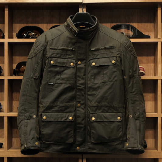 防寒最強 ワックスコットンジャケット "Yoxall II Waxed Cotton Jacket" 【オリーブ】