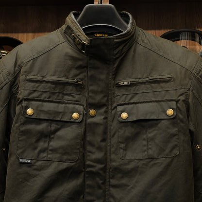 防寒最強 ワックスコットンジャケット "Yoxall II Waxed Cotton Jacket" 【オリーブ】