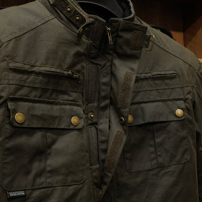 防寒最強 ワックスコットンジャケット "Yoxall II Waxed Cotton Jacket" 【オリーブ】