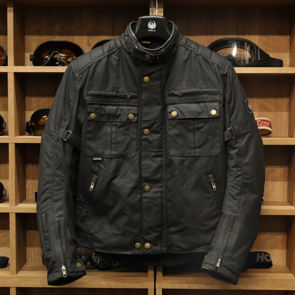 防寒最強 ワックスコットンジャケット "Barton II Waxed Cotton Jacket" 【ブラック】