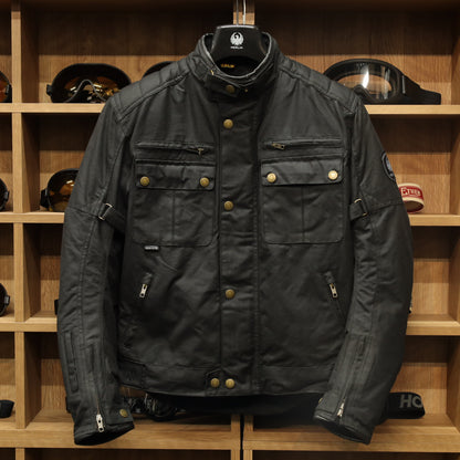 防寒最強 ワックスコットンジャケット "Barton II Waxed Cotton Jacket" 【ブラック】