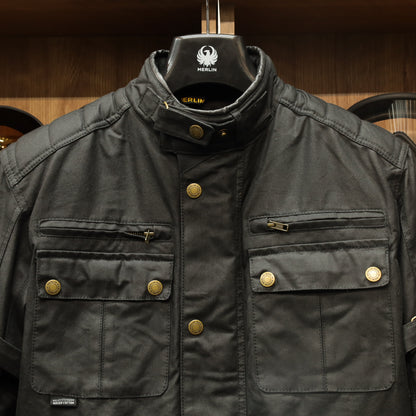 防寒最強 ワックスコットンジャケット "Barton II Waxed Cotton Jacket" 【ブラック】