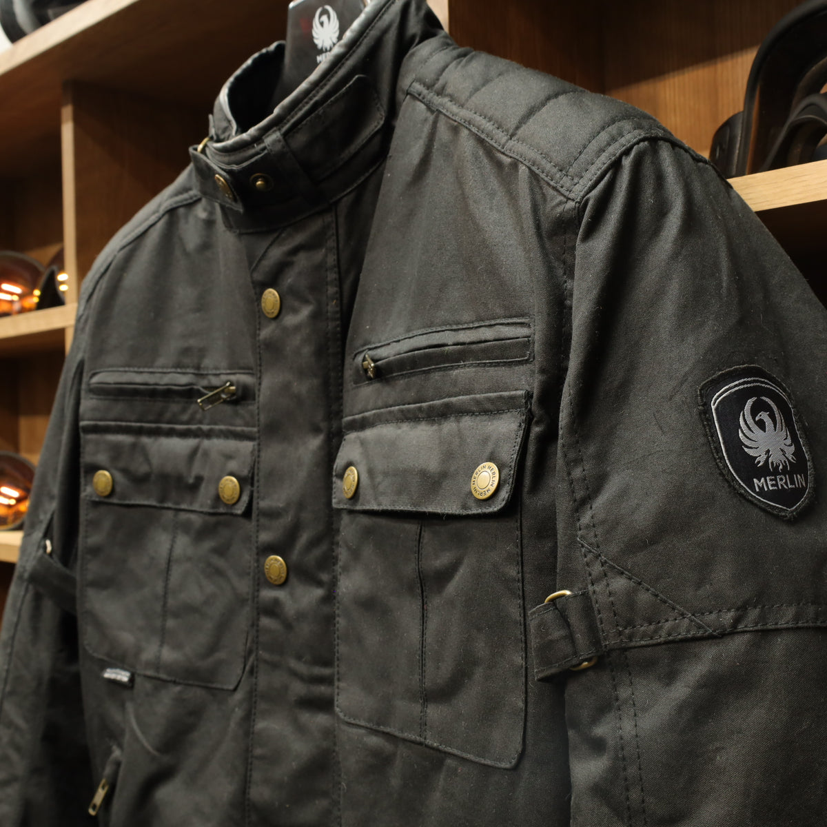 防寒最強 ワックスコットンジャケット "Barton II Waxed Cotton Jacket" 【ブラック】