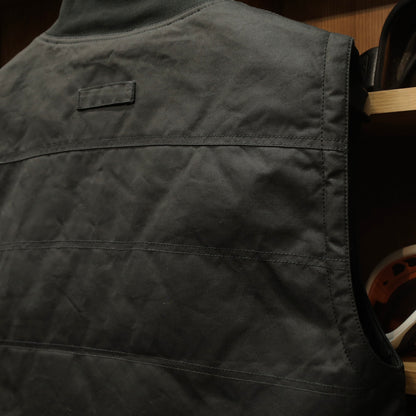 MERLIN マーリン ライディング用 ワックスコットンベスト "Bobber CE Riding Vest" 【ブラック】