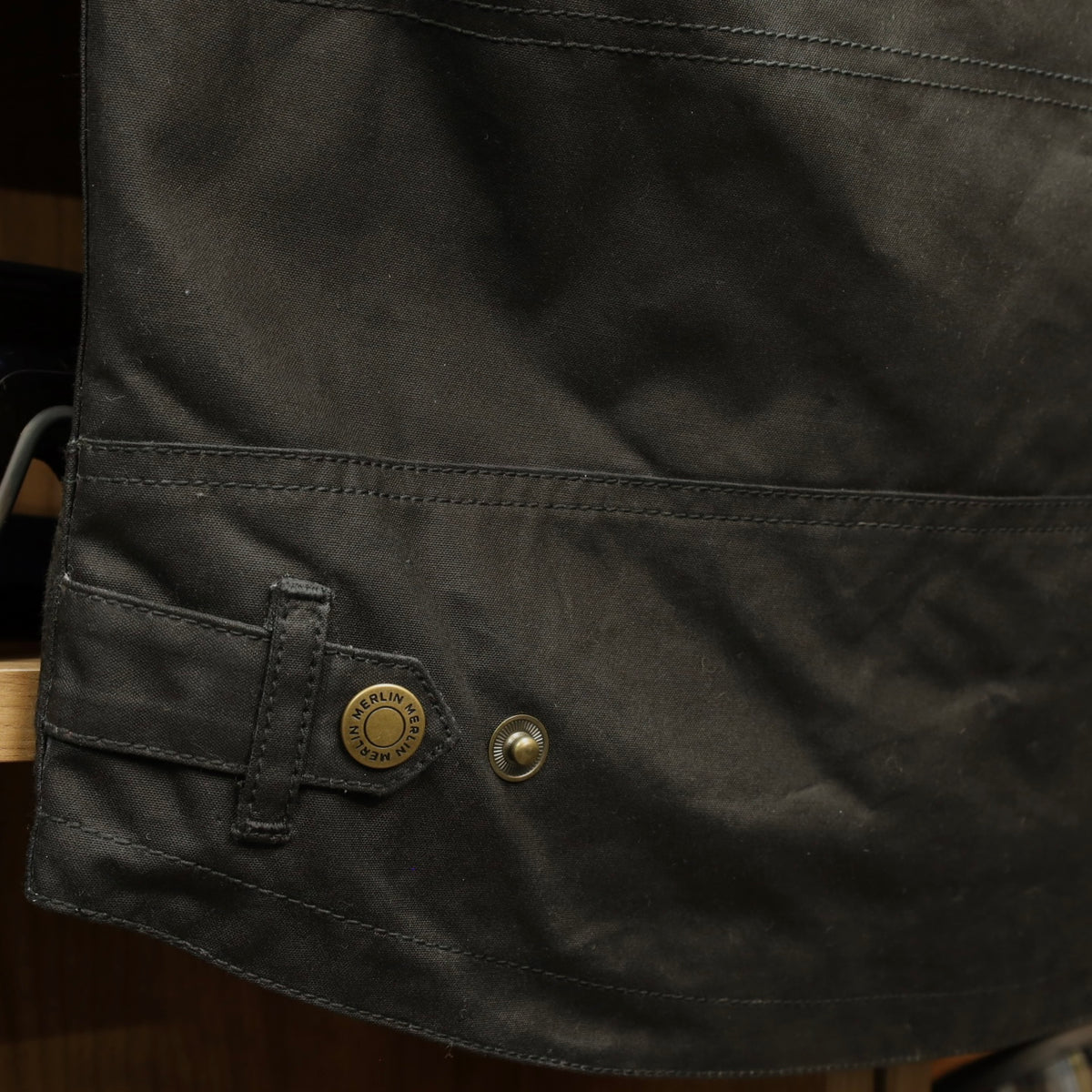 MERLIN マーリン ライディング用 ワックスコットンベスト "Bobber CE Riding Vest" 【ブラック】