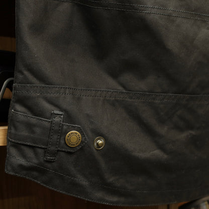 MERLIN マーリン ライディング用 ワックスコットンベスト "Bobber CE Riding Vest" 【ブラック】