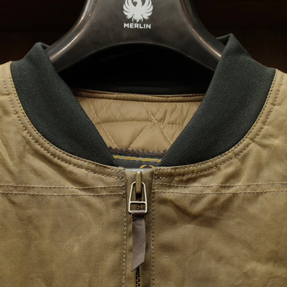 MERLIN マーリン ライディング用 ワックスコットンベスト "Bobber CE Riding Vest" 【デザート】