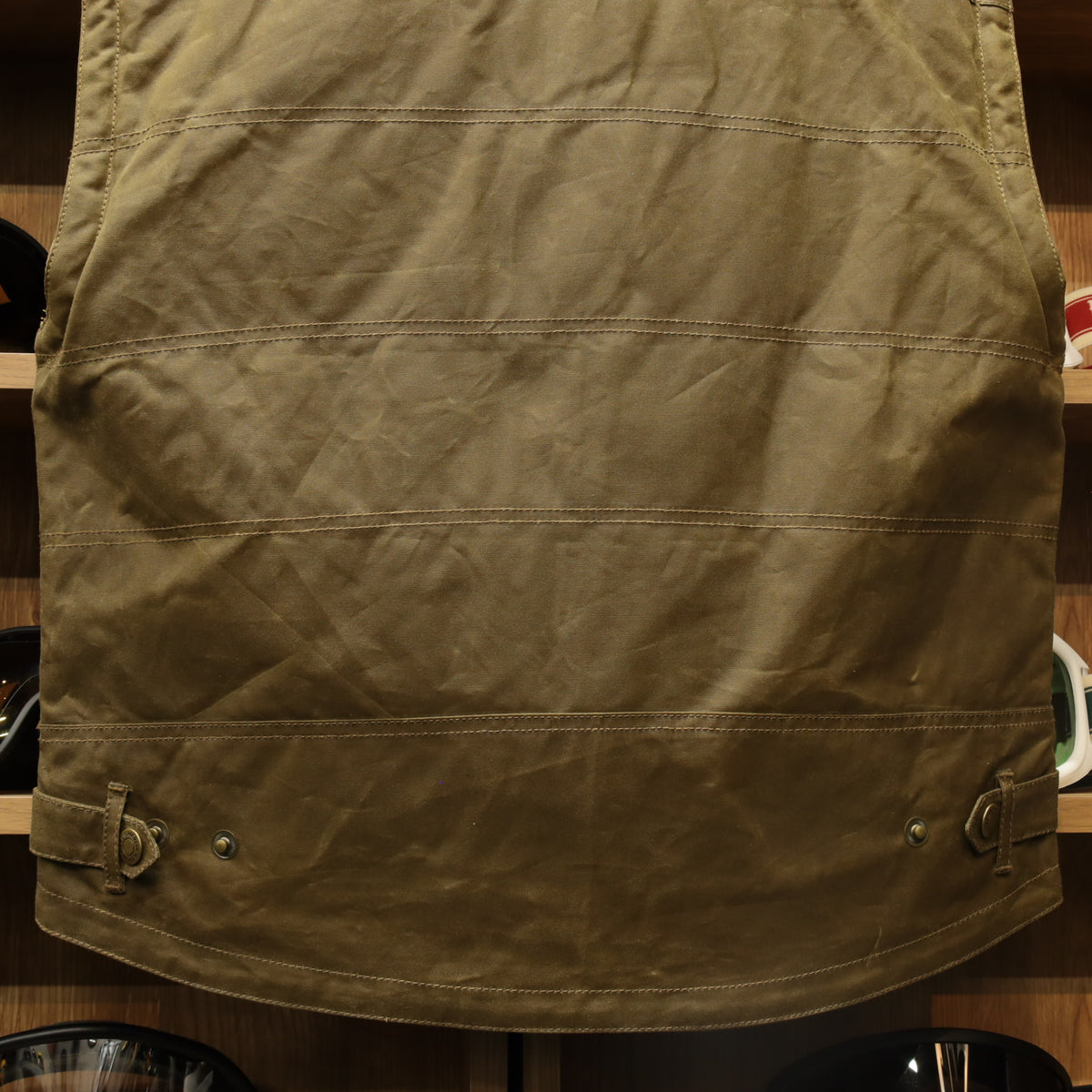 MERLIN マーリン ライディング用 ワックスコットンベスト "Bobber CE Riding Vest" 【デザート】