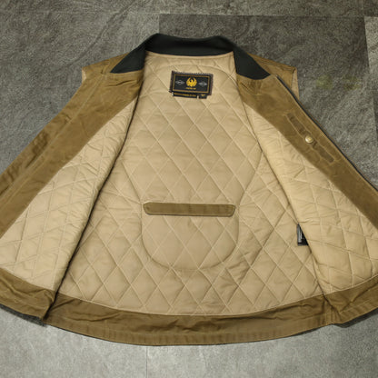MERLIN マーリン ライディング用 ワックスコットンベスト "Bobber CE Riding Vest" 【デザート】