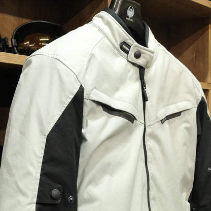 MERLIN マーリン 防水 オールシーズン ライディングジャケット "Taos Waterproof D3O Jacket" 【ホワイト/ブラック】