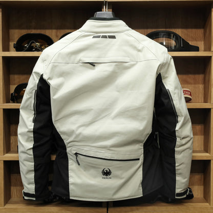 MERLIN マーリン 防水 オールシーズン ライディングジャケット "Taos Waterproof D3O Jacket" 【ホワイト/ブラック】