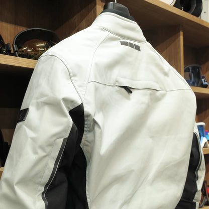 MERLIN マーリン 防水 オールシーズン ライディングジャケット "Taos Waterproof D3O Jacket" 【ホワイト/ブラック】
