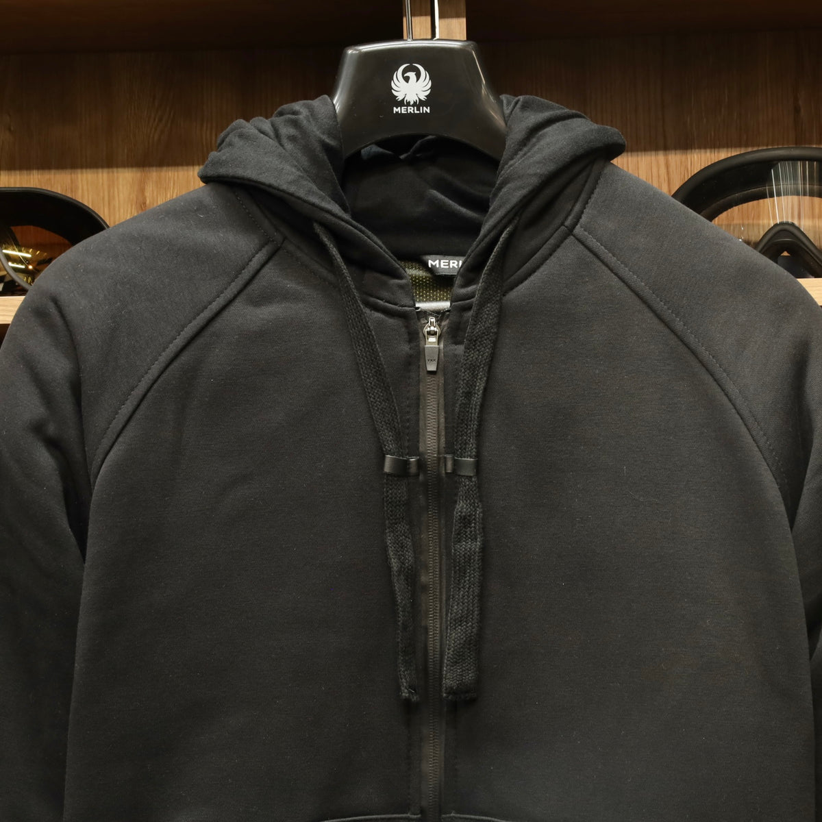 MERLIN マーリン 防水ライディングパーカー "Hamlin Hydro Kevlar Hoody" 【ブラック】