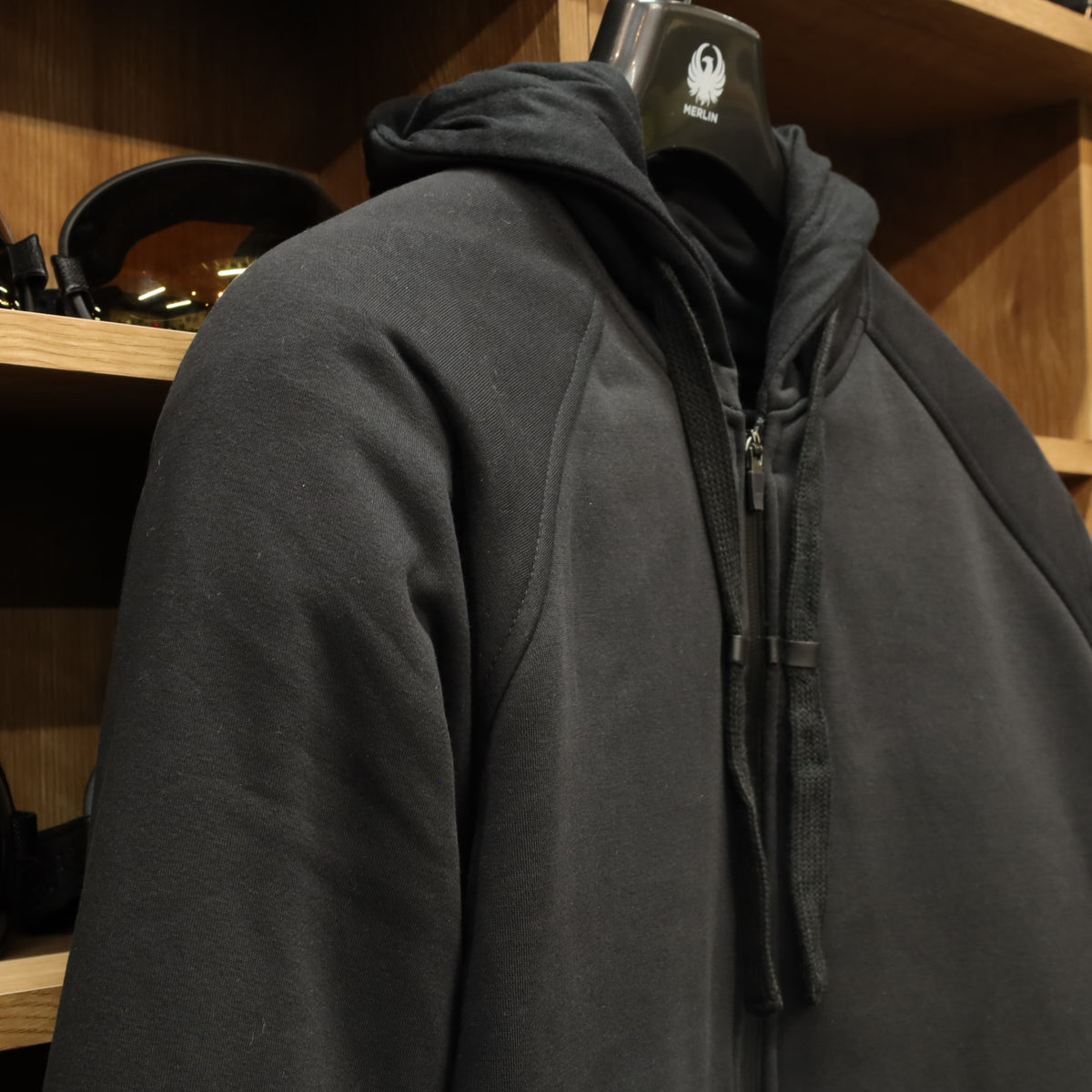 MERLIN マーリン 防水ライディングパーカー "Hamlin Hydro Kevlar Hoody" 【ブラック】