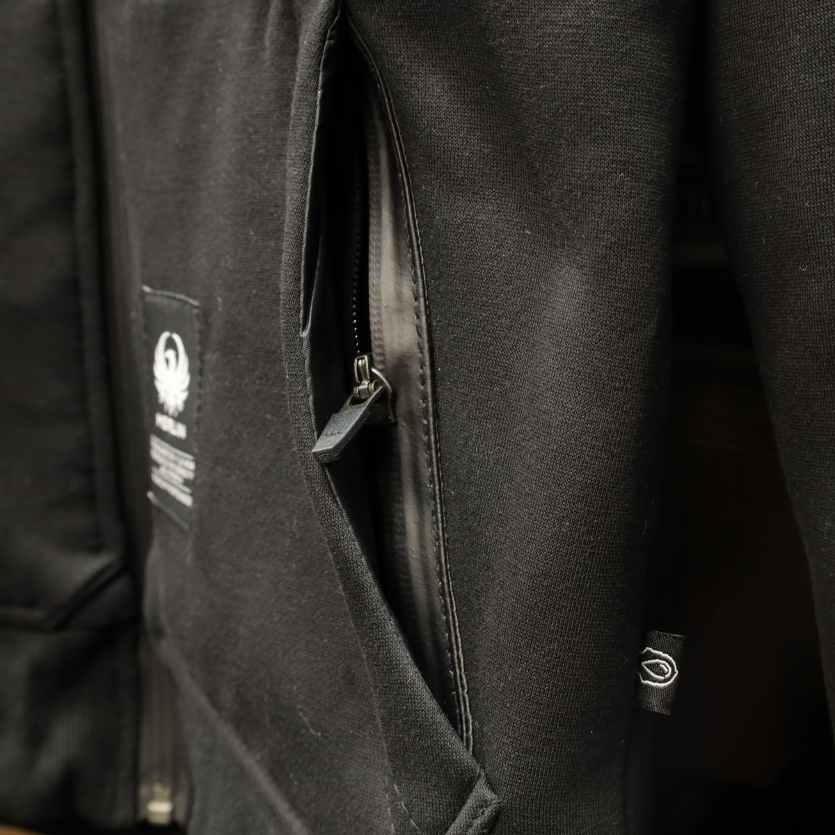 MERLIN マーリン 防水ライディングパーカー "Hamlin Hydro Kevlar Hoody" 【ブラック】