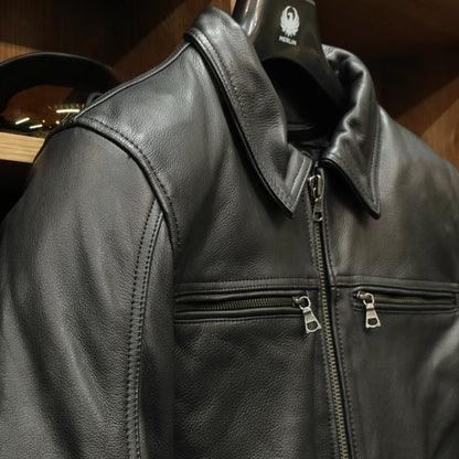 レザージャケット "Kingsbury D3O AAA Leather Jacket" 【ブラック】