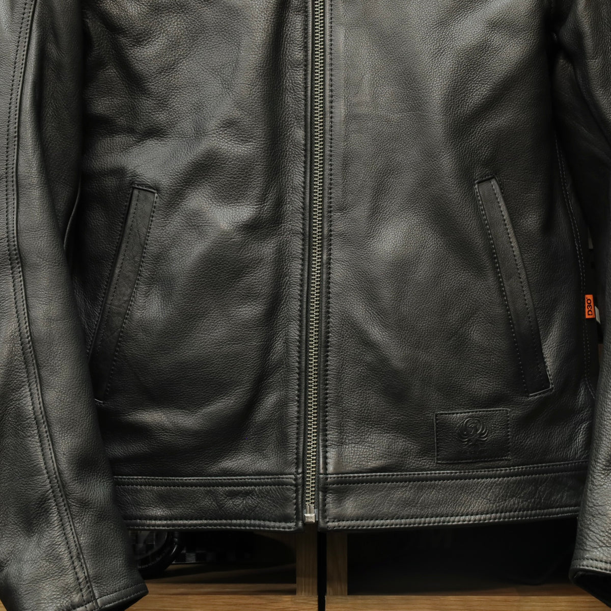 レザージャケット "Kingsbury D3O AAA Leather Jacket" 【ブラック】