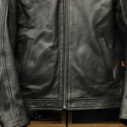 レザージャケット "Kingsbury D3O AAA Leather Jacket" 【ブラック】