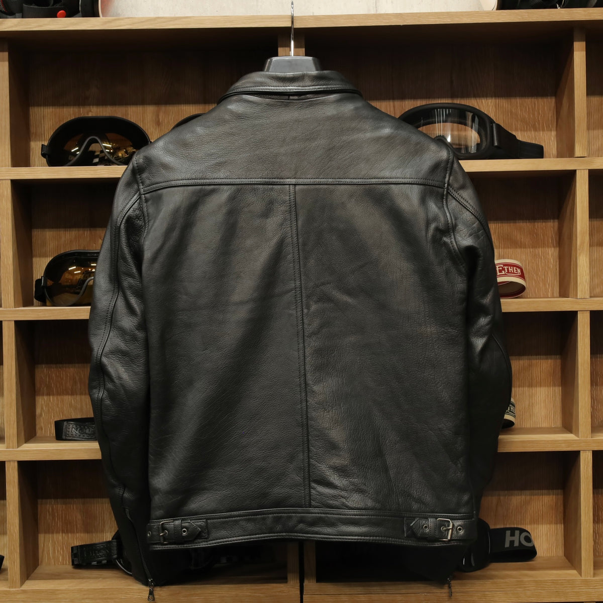 レザージャケット "Kingsbury D3O AAA Leather Jacket" 【ブラック】