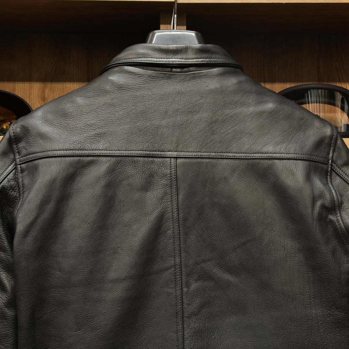 レザージャケット "Kingsbury D3O AAA Leather Jacket" 【ブラック】