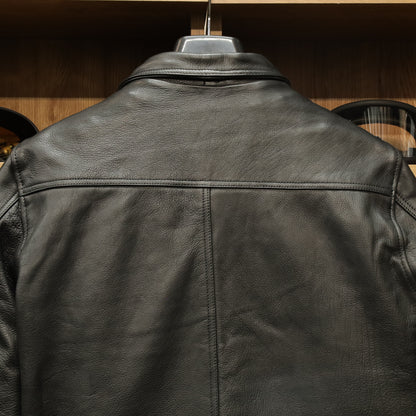 レザージャケット "Kingsbury D3O AAA Leather Jacket" 【ブラック】