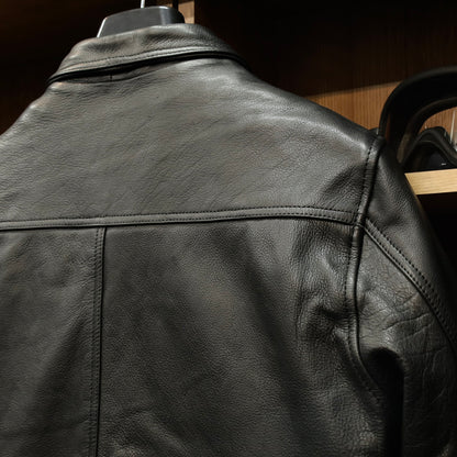 レザージャケット "Kingsbury D3O AAA Leather Jacket" 【ブラック】
