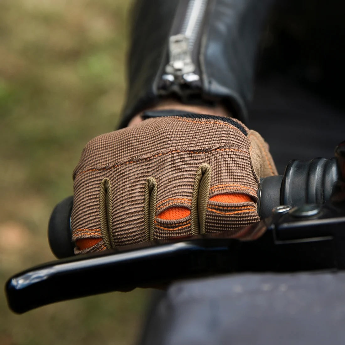 BIltwell ビルトウェル テキスタイルグローブ "Moto Gloves" 【ブラウン/オレンジ】