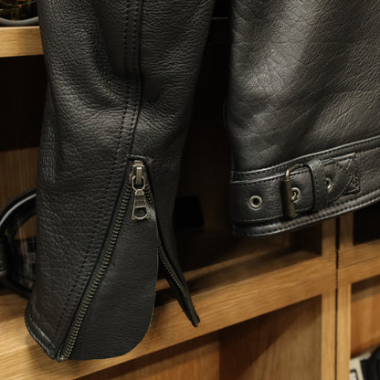 レザージャケット "Kingsbury D3O AAA Leather Jacket" 【ブラック】