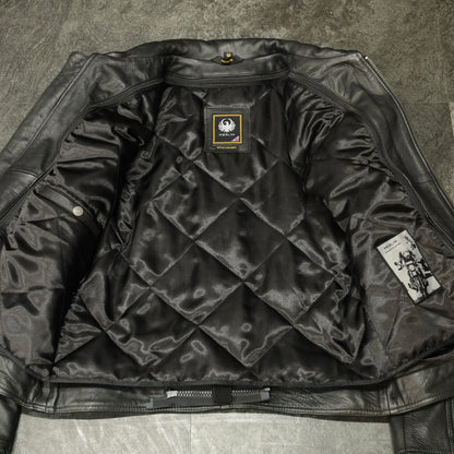 レザージャケット "Kingsbury D3O AAA Leather Jacket" 【ブラック】