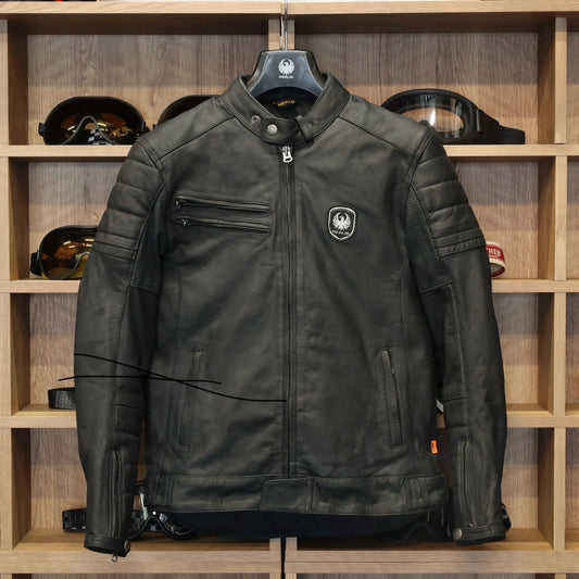 レザージャケット "Alton II D3O Leather Jacket" 【ブラック】