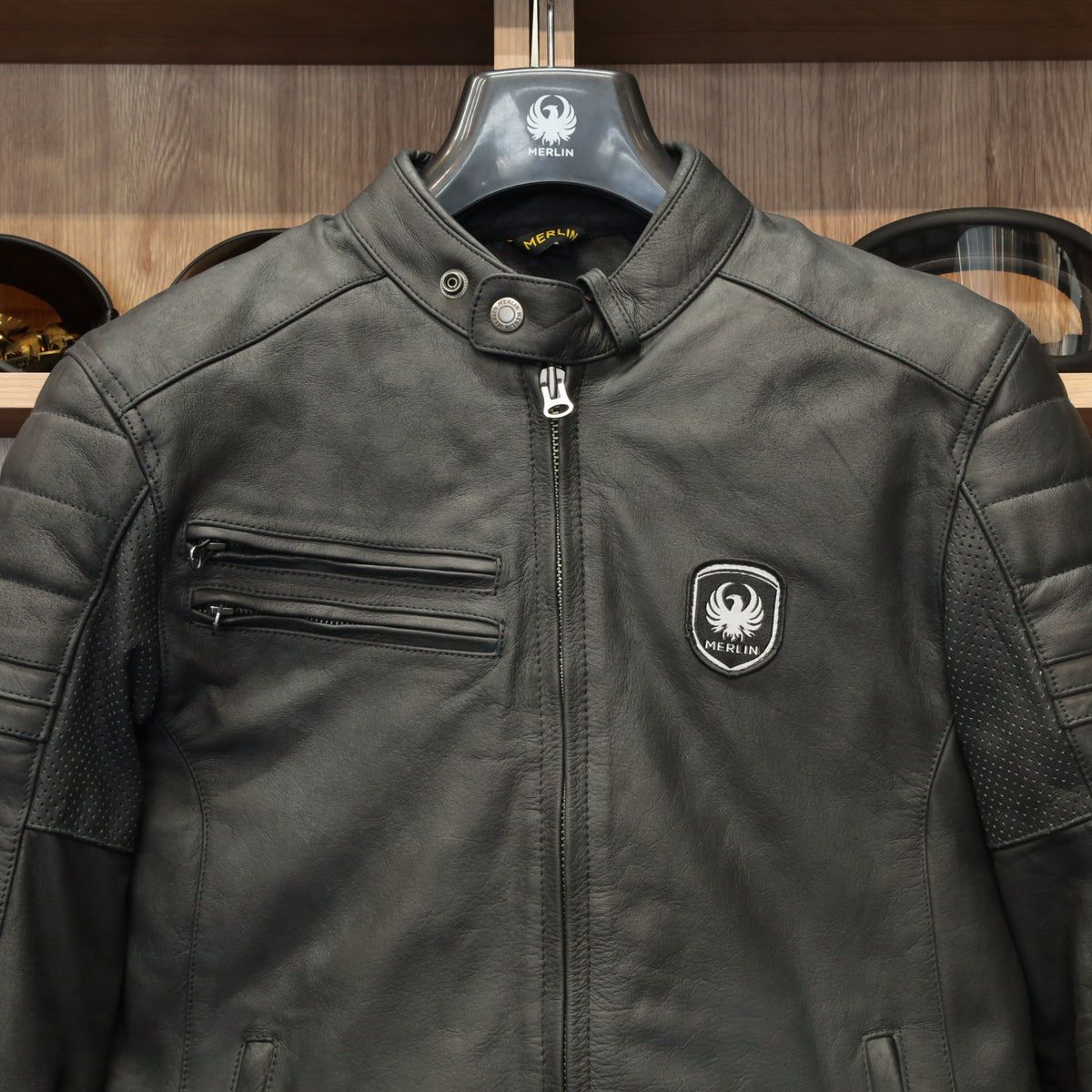 レザージャケット "Alton II D3O Leather Jacket" 【ブラック】