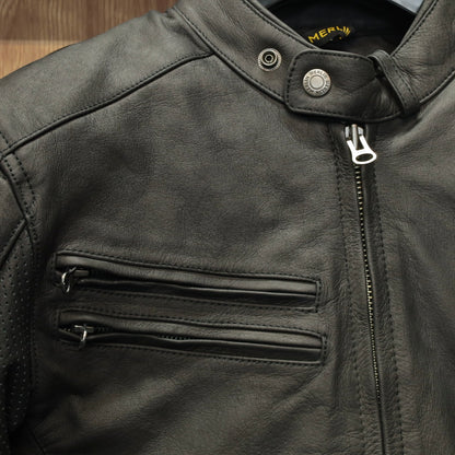 レザージャケット "Alton II D3O Leather Jacket" 【ブラック】