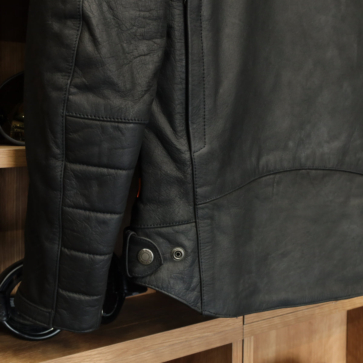 レザージャケット "Alton II D3O Leather Jacket" 【ブラック】